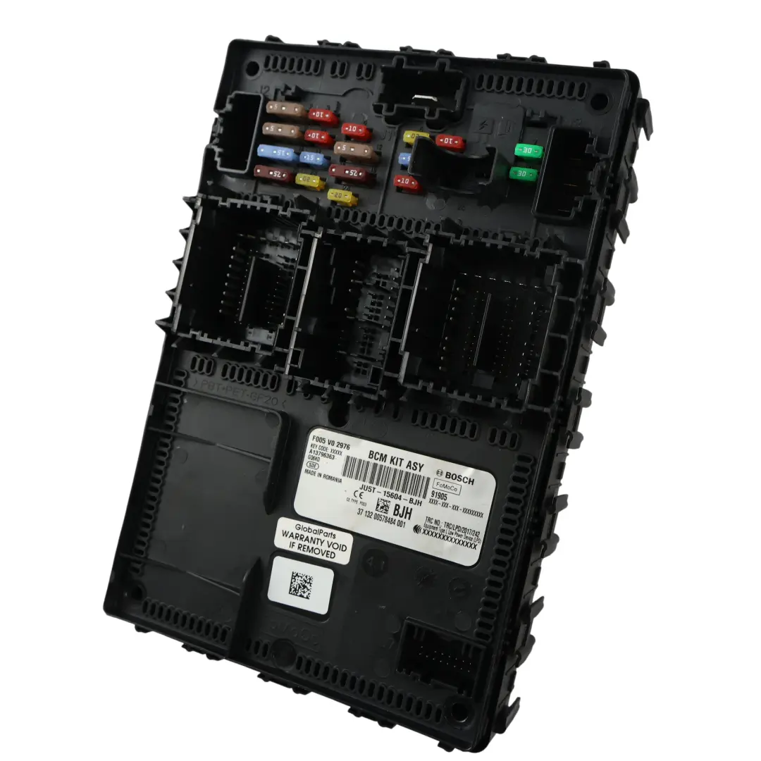 Ford Fiesta St Mk8 Karosserie Steuergerät BCM Sicherungskasten - SKU JU5T-15604-BJH - Teilenummer JU5T-15604-BJH