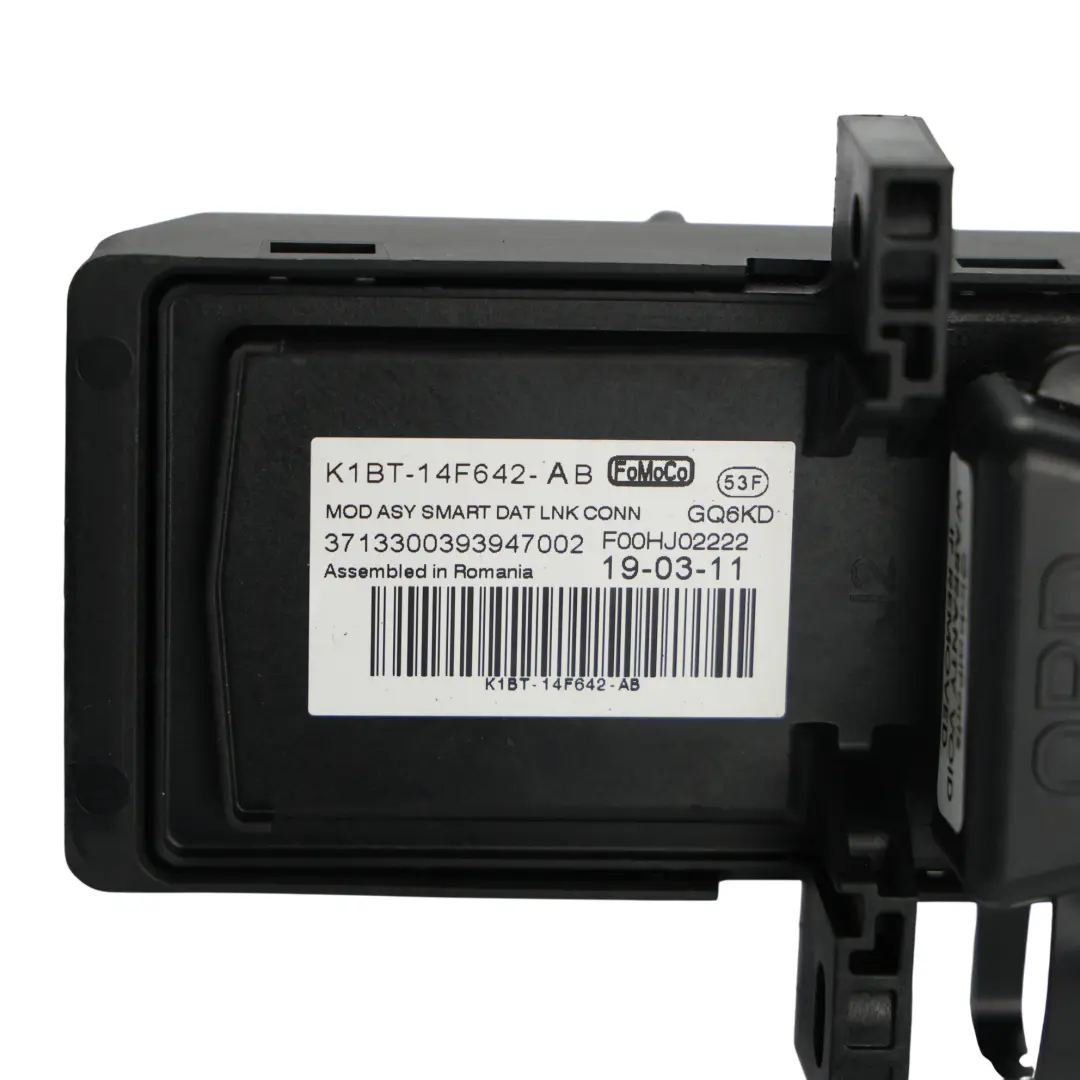 Mk8 Port Data Link Module OBD Smart Link Control Unit to Ford Fiesta with Part number K1BT-14F642-AB Ford Fiesta Mk8 Port Data Link Module OBD Smart Link Control Unit - SKU K1BT-14F642-AB - Part number K1BT-14F642-AB