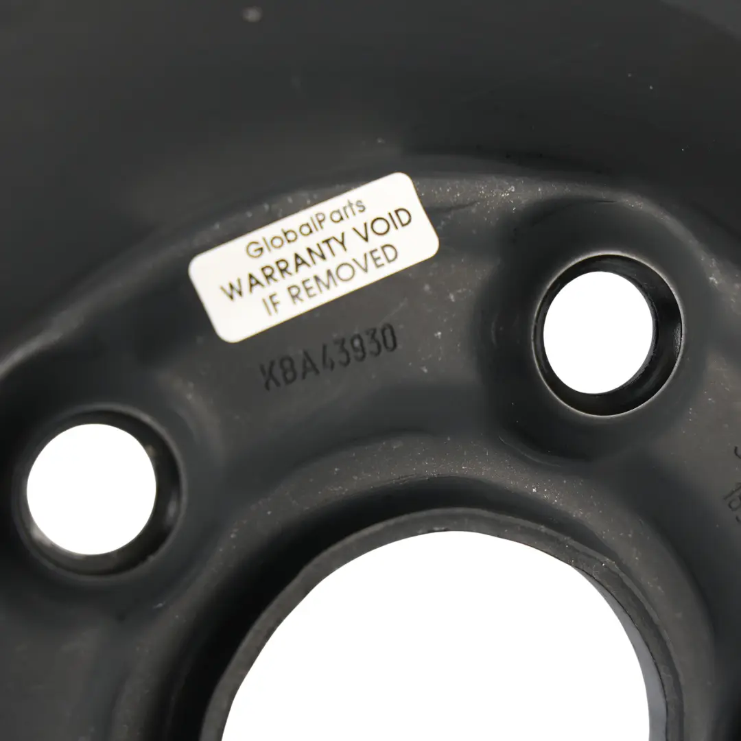BMW E90 E91 E92 Llanta Acero Negro 16" 7J ET:31 6777783 - SKU KBA43930 - Número de pieza KBA43930