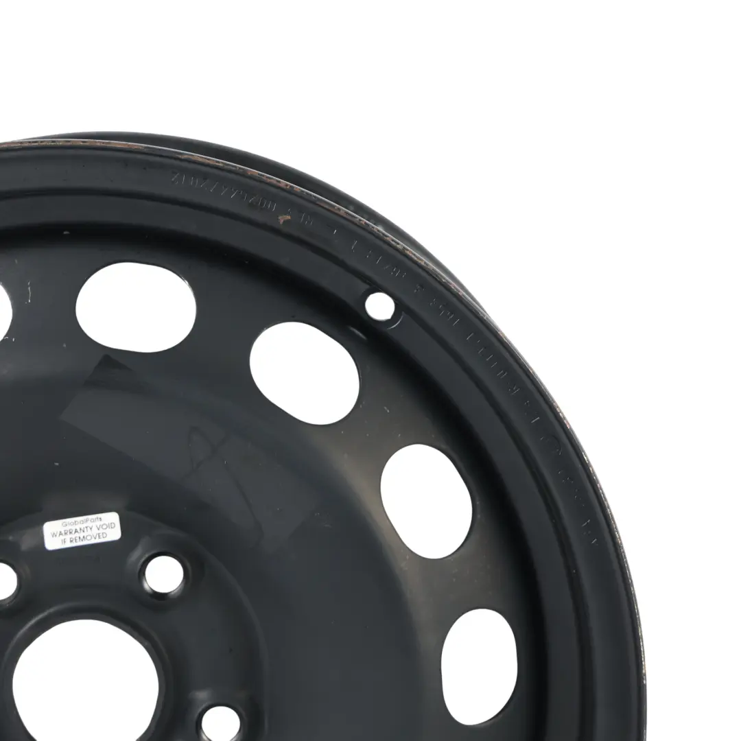 Felga Stalowa Czarna 16" 7J ET:31 6777783 do BMW E90 E91 E92 o numerze KBA43930 BMW E90 E91 E92 Felga Stalowa Czarna 16" 7J ET:31 6777783 - SKU KBA43930 - Numer Części KBA43930