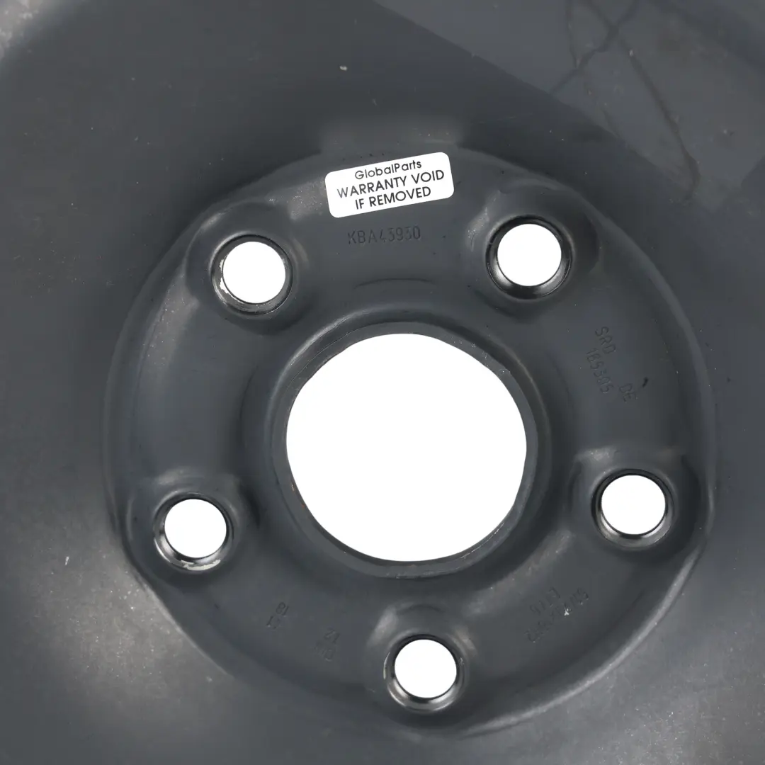 BMW E90 E91 E92 Felga Stalowa Czarna 16" 7J ET:31 6777783 - SKU KBA43930 - Numer Części KBA43930
