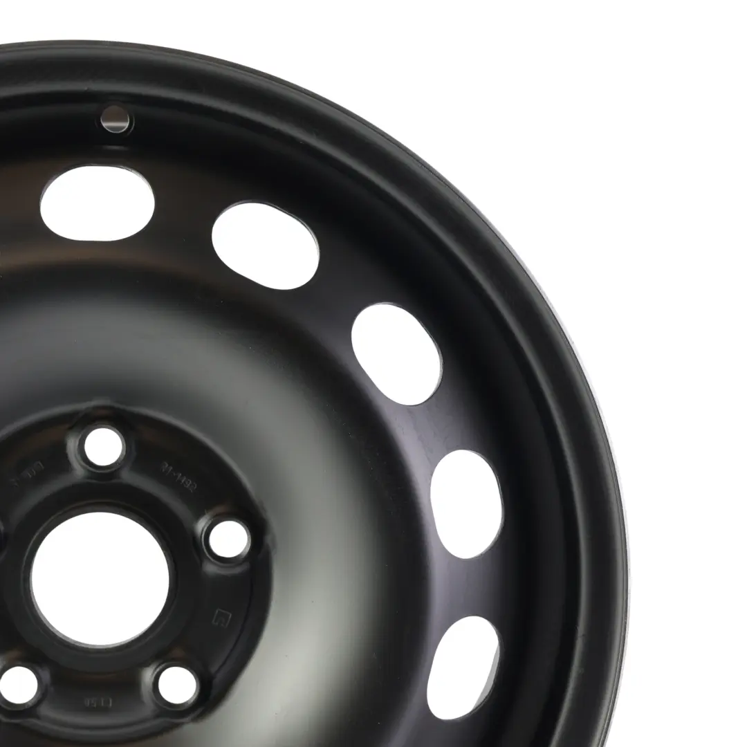 Volkswagen Golf Mk7 Caddy 2K Cerchio Ruota Acciaio Nero 16" ET:51 6,5J - SKU KBA44552 - Numero di parte KBA44552