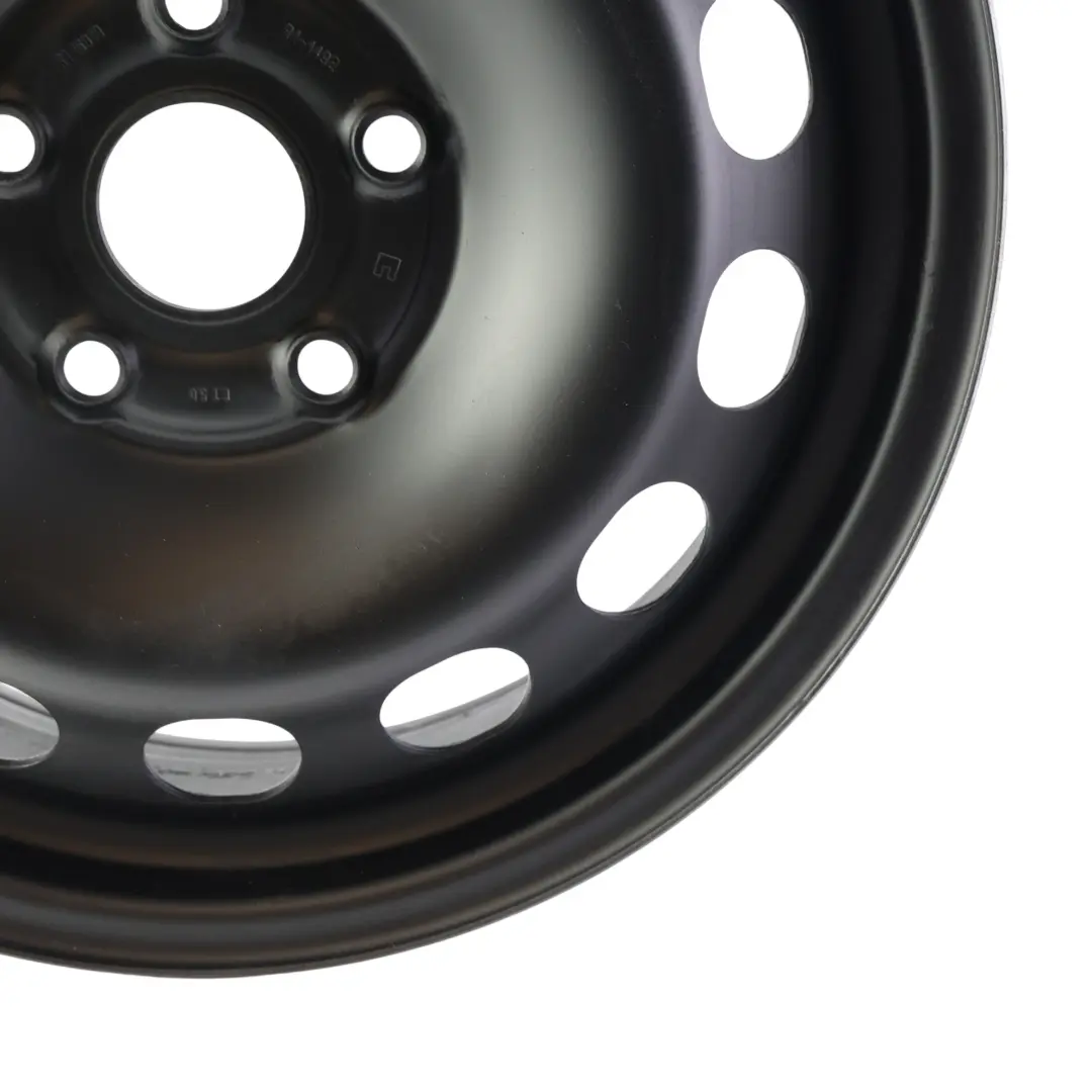 Volkswagen Golf Mk7 Caddy 2K Cerchio Ruota Acciaio Nero 16" ET:51 6,5J - SKU KBA44552 - Numero di parte KBA44552