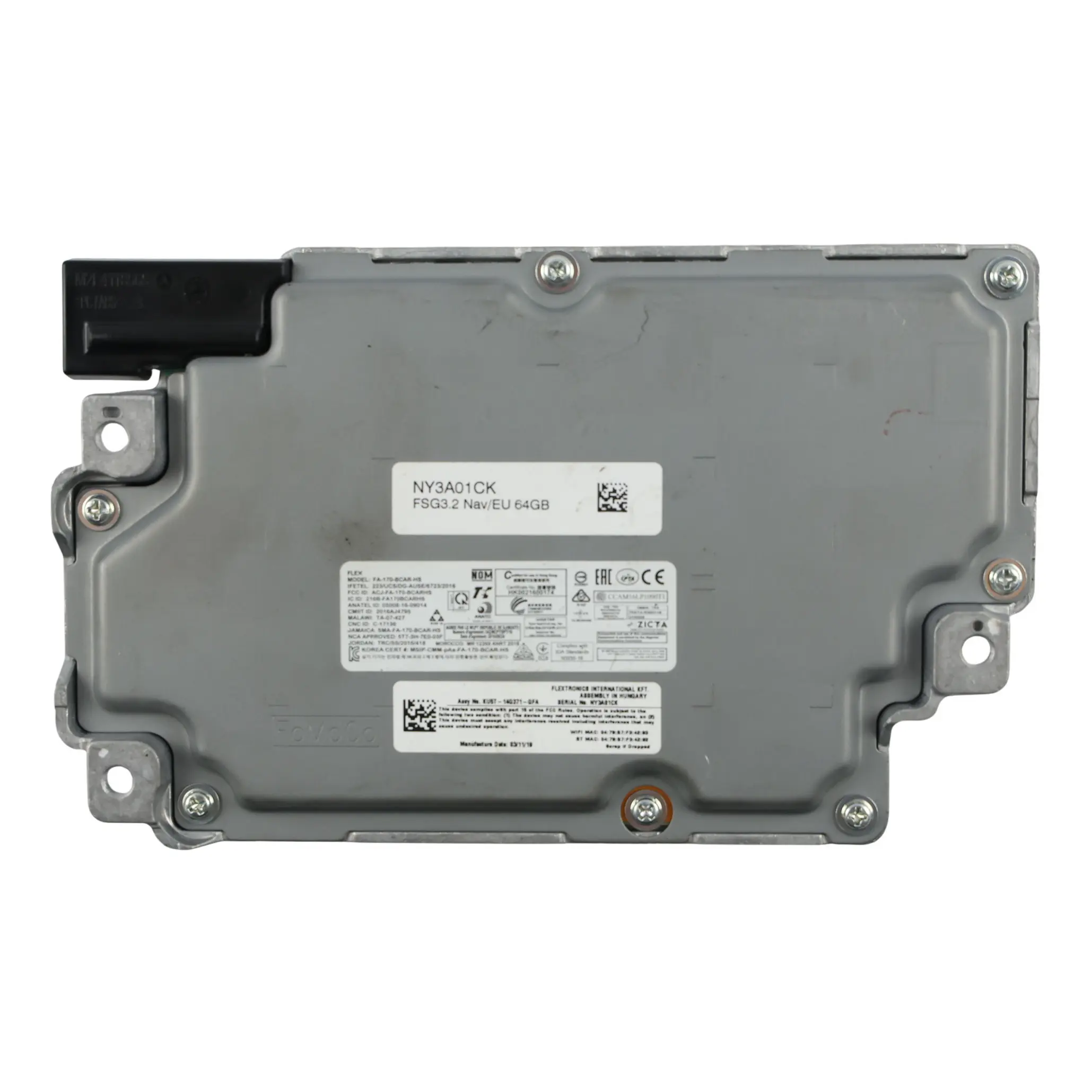 Ford Fiesta St Mk8 Sat Nav Navigation Control Module Unit KU5T-14G371-GFA