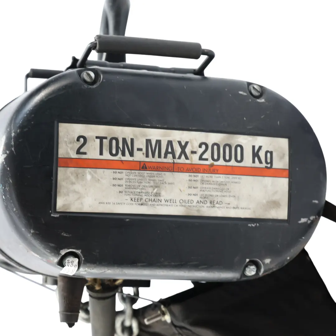 CM Lodestar Industrial Chain Hoist Electric 2 Ton 2000kg - SKU LIFTING-JACK-PCM - Part number LIFTING-JACK-PCM