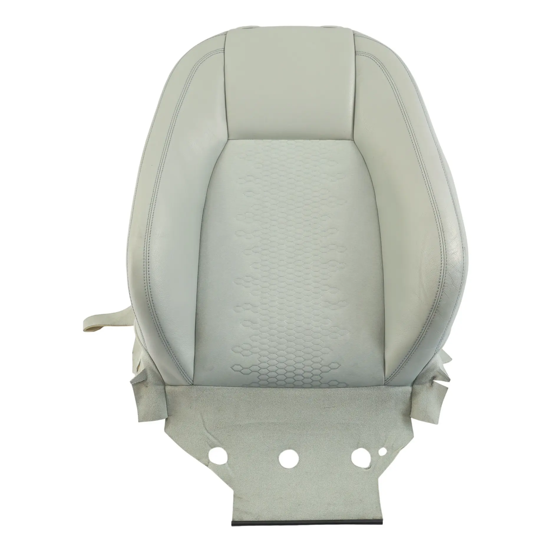 Land Rover Discovery L550 Front Seat Backrest Leather Cloth Glacier Left N/S