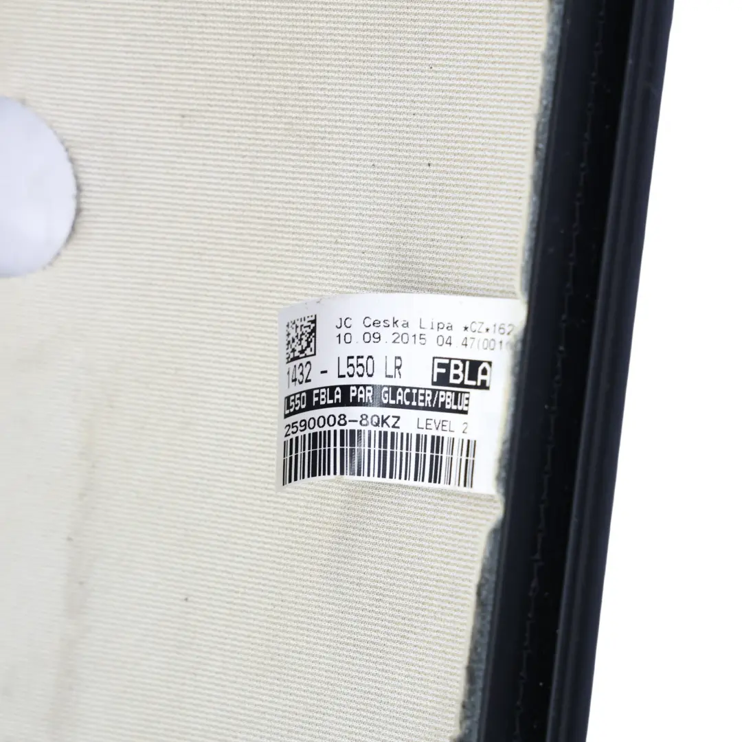 Land Rover Discovery L550 Front Seat Backrest Leather Cloth Glacier Left N/S - SKU LR058653 - Part number LR058653