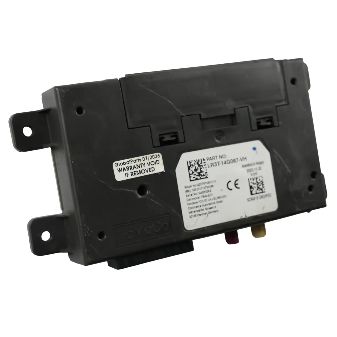 Ford Transit Custom Moduł Sterujący Bluetooth ECU - SKU LR3T-14G087-VH - Numer Części LR3T-14G087-VH