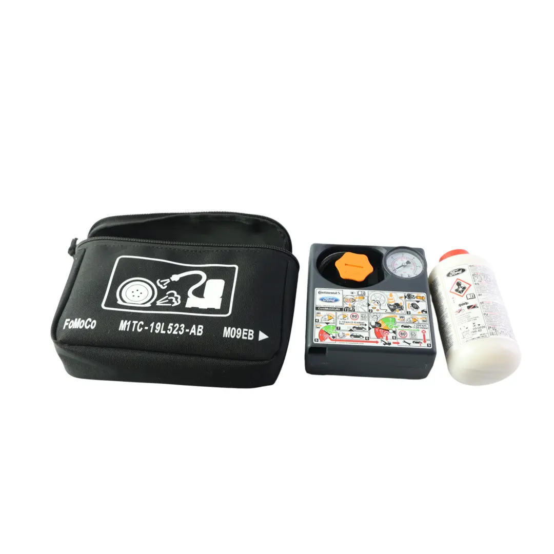 Compresor Neumáticos Kit Reparación Pinchazos M1TC-19L523-AB para Ford Puma ST CF7 con número de pieza M1TC19L523AB Ford Puma ST CF7 Compresor Neumáticos Kit Reparación Pinchazos M1TC-19L523-AB - SKU M1TC19L523AB - Número de pieza M1TC19L523AB