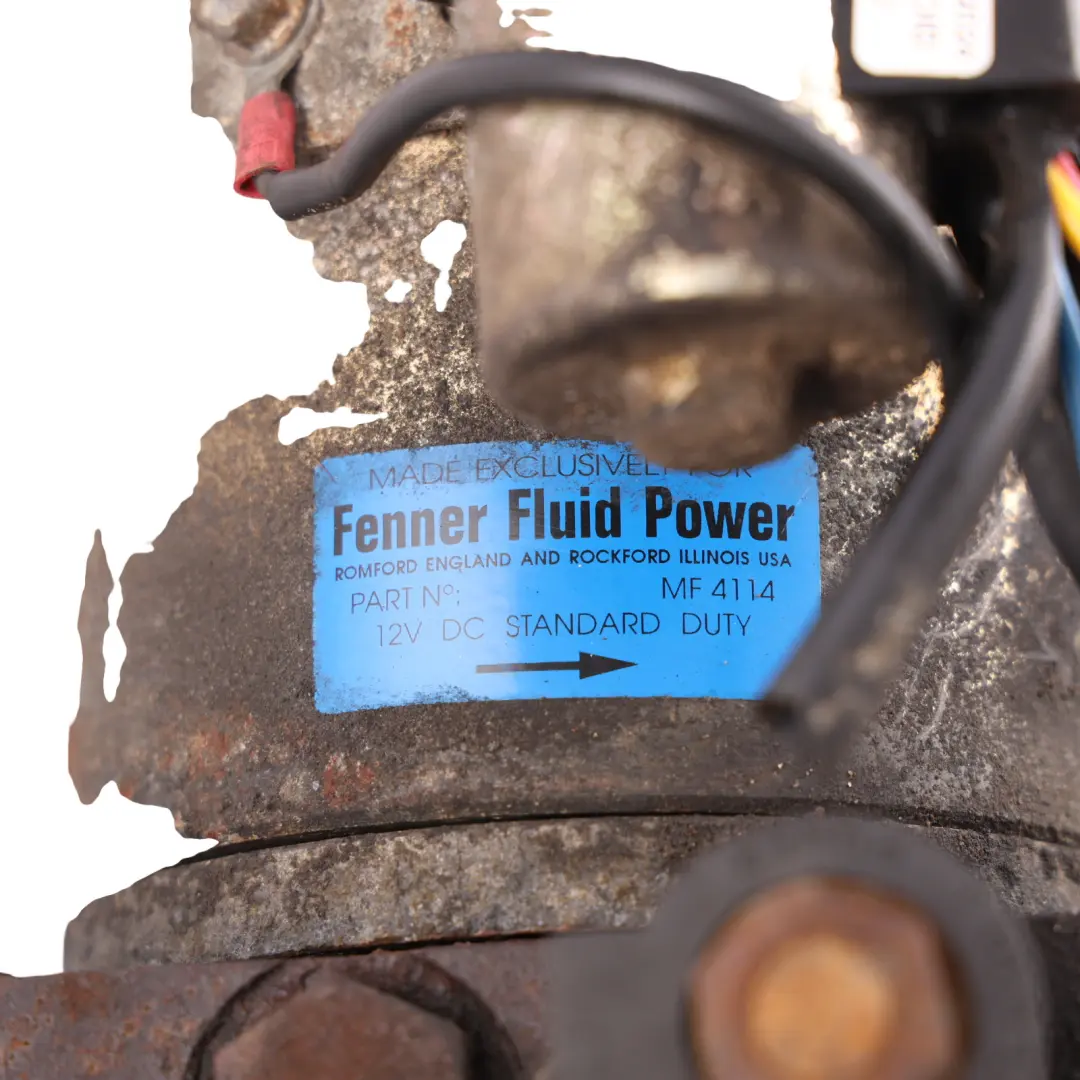 Fiat Ducato Ford Transit Fenner Tipper Control Hydraulic Pump Unit - SKU MF4114 - Part number MF4114