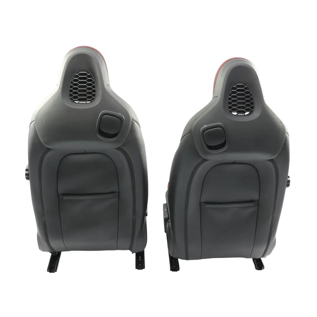  Seats Mini F56 John Cooper Works Heated Sport Dinamica Leather Black Red GSE1 - SKU MINI-F56-JCW-SEATS-SET-DINAMICA-RED-GSE1 - Part number MINI-F56-JCW-SEATS-SET-DINAMICA-RED-GSE1