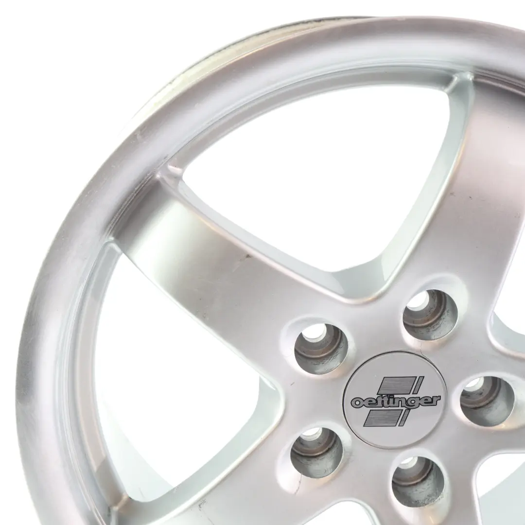  Inny Silber Alu Felge 5-Speichen 16" 6.5J ET:47 5x112 - SKU OETTINGER-VIA-16-1 - Teilenummer OETTINGER-VIA-16