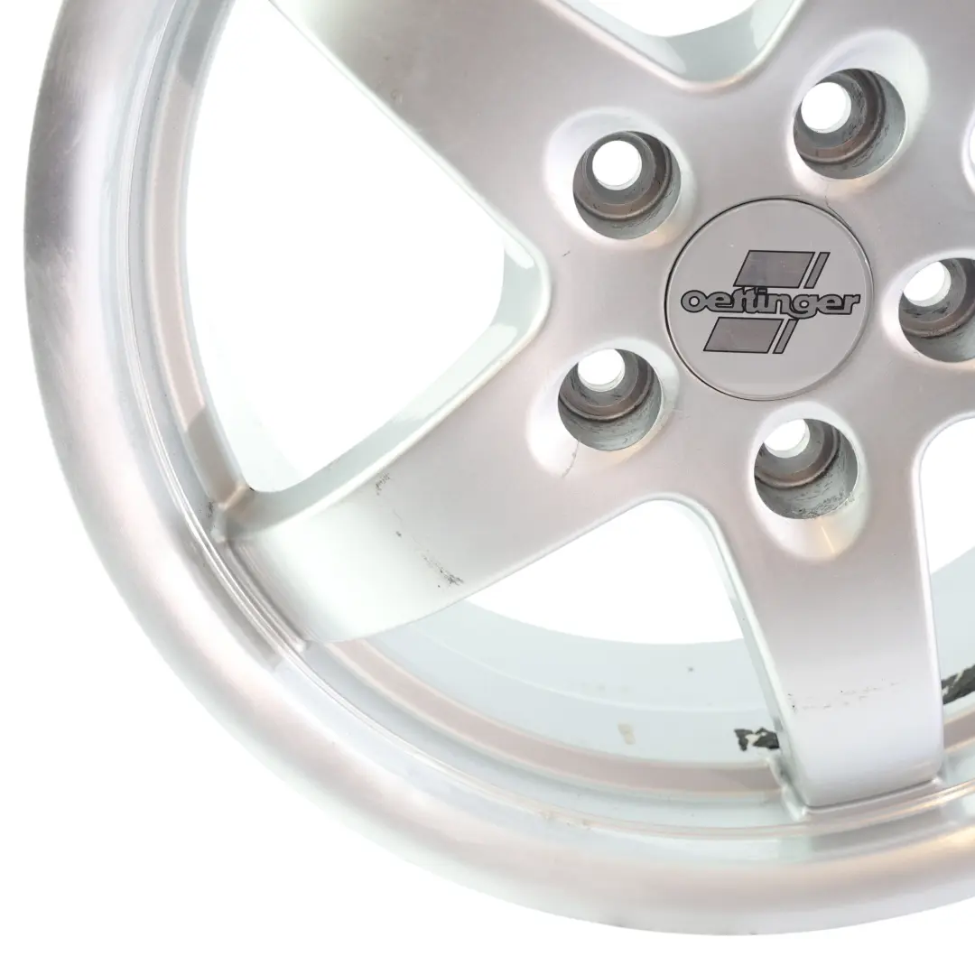  Oettinger Srebrna Felga Aluminiowa 5-Ramienna 16" 6.5J ET47 5x112 - SKU OETTINGER-VIA-16-1 - Numer Części OETTINGER-VIA-16