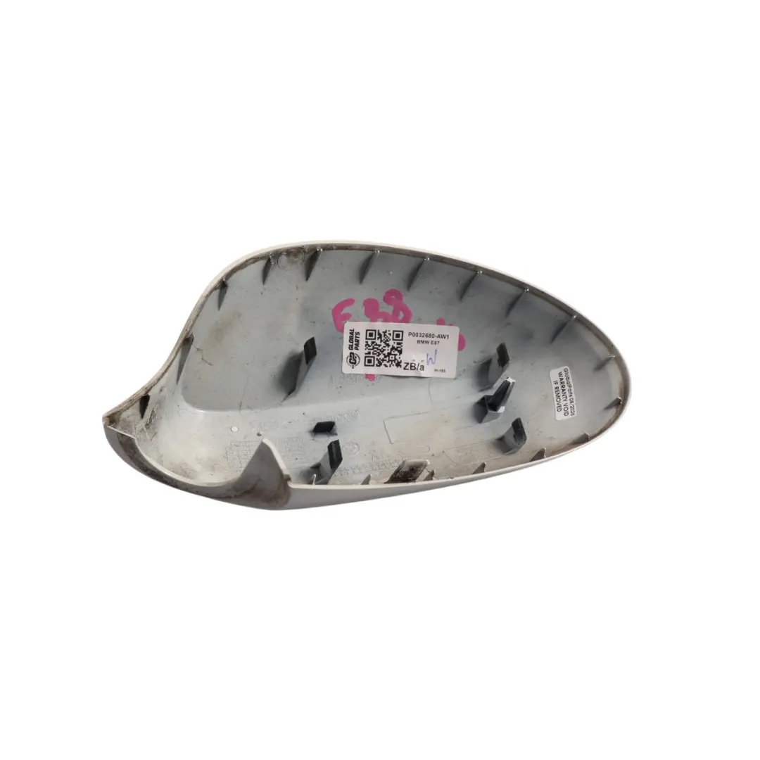 Right O/S Cover Cap Casing Wing Mirror Alpinweiss Alpine White to BMW E81 E87 with Part number 0032680 BMW E81 E87 Right O/S Cover Cap Casing Wing Mirror Alpinweiss Alpine White - SKU P0032680-AW1 - Part number 0032680
