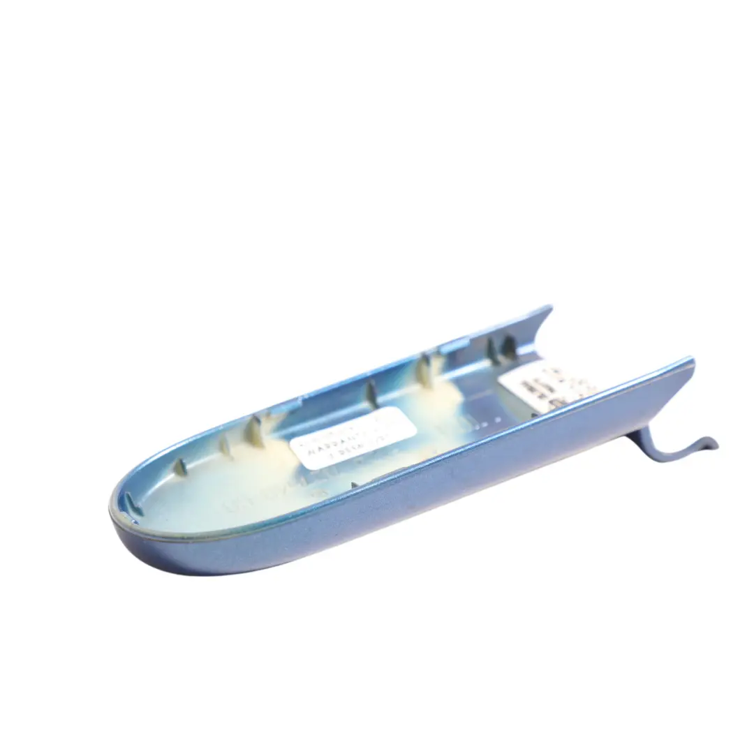 Mini R52 Cabrio Trunk Lid Cover Hinge Right O/S Lightning Blue Metallic - A63 - SKU 0390078-LB - Part number 0390078