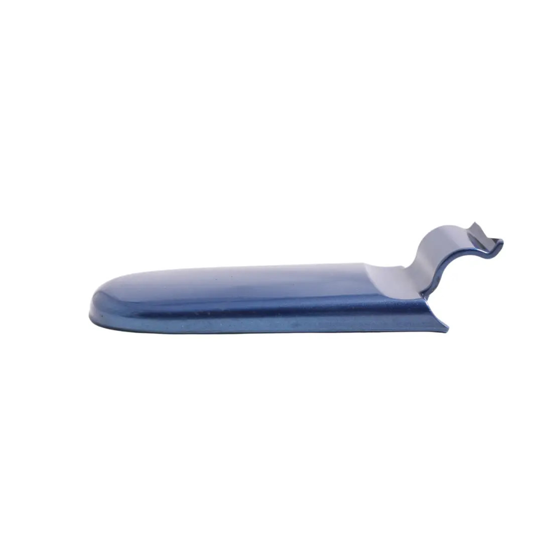 Mini R52 Cabrio Trunk Lid Cover Hinge Right O/S Lightning Blue Metallic - A63 - SKU 0390078-LB - Part number 0390078