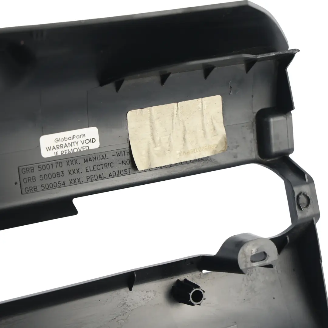Land Rover Discovery 3 L319 Steering Wheel Column Trim Cover Lower - SKU QRB500210PVJ - Part number QRB500210PVJ