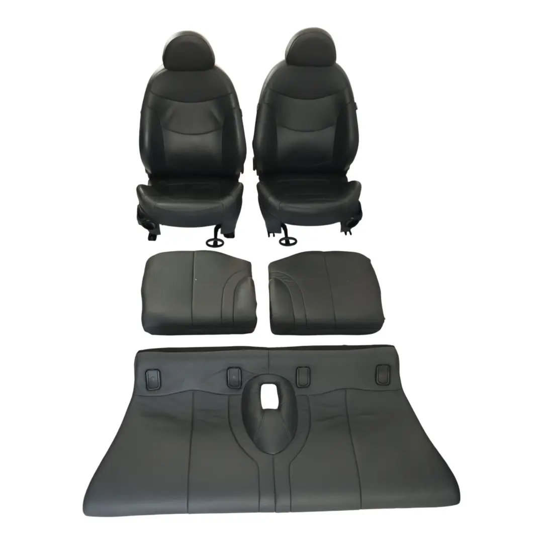 Mini R52 Cabrio Sport Sedili Interni Riscaldati Pelle Gravity Nero - SKU R52-SET-SEATS-SPORT-LEATHER-GRAVITY-T6PN-1 - Numero di parte R52-SET-SEATS-SPORT-LEATHER-GRAVITY-T6PN