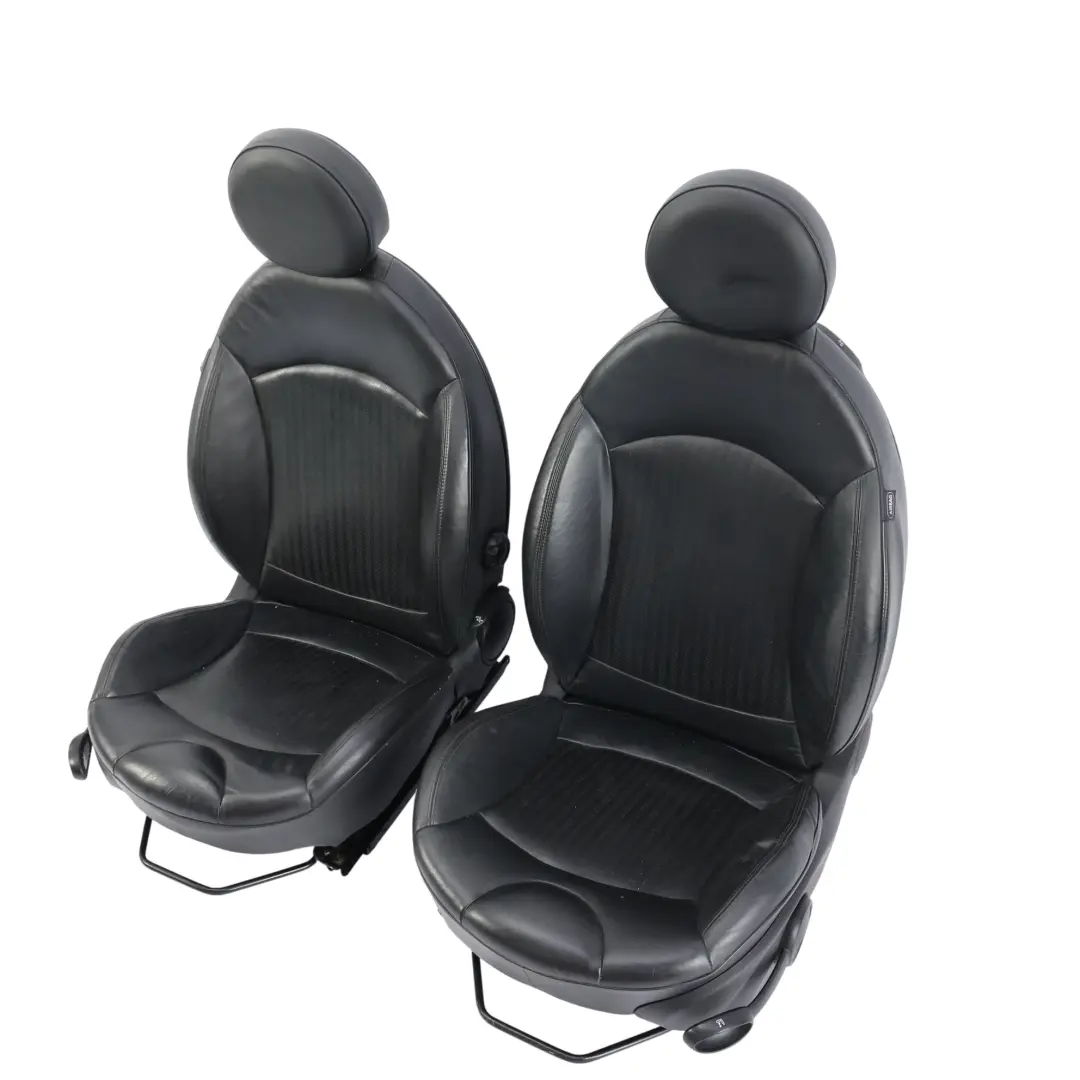 Seats Set Front Rear Interior Full Black Leather to Mini R56 Sport with Part number R56-SEATS-SPORT-LEATHER-SET-T8E1 Mini R56 Sport Seats Set Front Rear Interior Full Black Leather - SKU R56-SEATS-SPORT-LEATHER-SET-T8E1-4 - Part number R56-SEATS-SPORT-LEATHER-SET-T8E1
