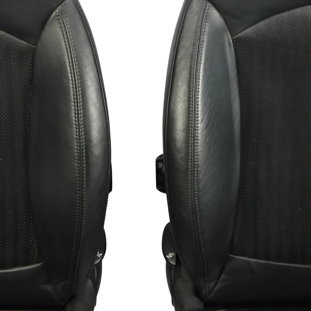 Mini R56 Sport Seats Set Front Rear Interior Full Black Leather - SKU R56-SEATS-SPORT-LEATHER-SET-T8E1-4 - Part number R56-SEATS-SPORT-LEATHER-SET-T8E1