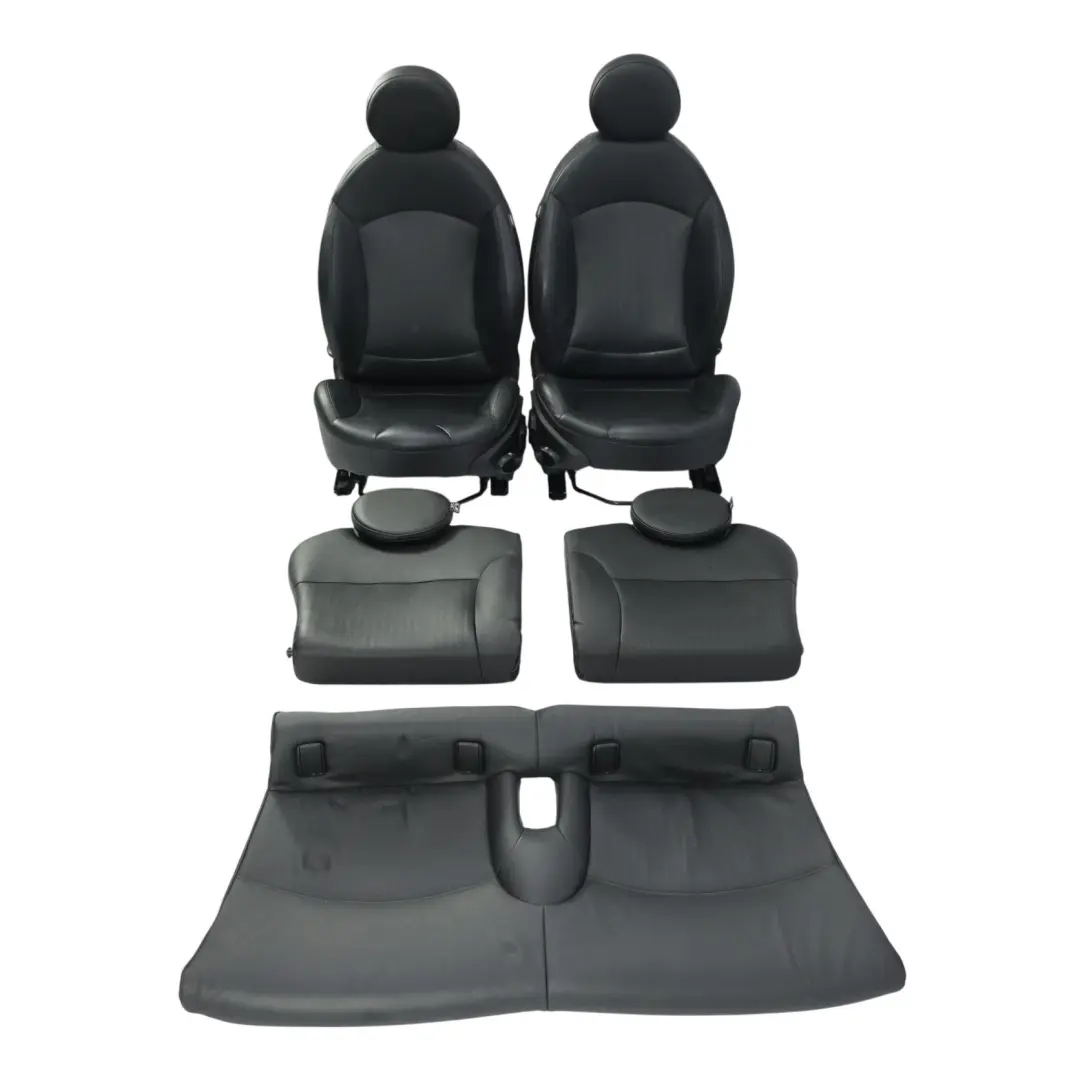 Mini R56 Set Sedili Sportivi Anteriori Posteriori Interni Pelle Nera - SKU R56-SEATS-SPORT-LEATHER-SET-T8E1-5 - Numero di parte R56-SEATS-SPORT-LEATHER-SET-T8E1
