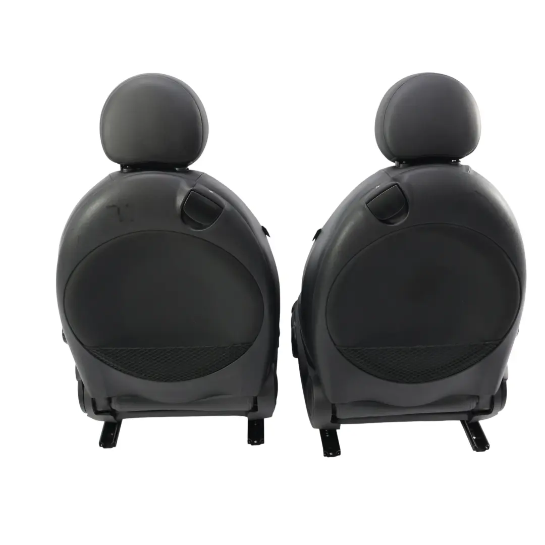 Mini R56 Sport Seats Set Front Rear Interior Full Black Leather - SKU R56-SEATS-SPORT-LEATHER-SET-T8E1-5 - Part number R56-SEATS-SPORT-LEATHER-SET-T8E1