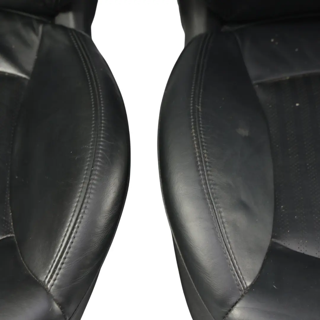 Heated Leather Sport Seats Black Leather Punch Seat Set to Mini R57 Cabrio with Part number R57-SEATS-SPORT-LEATHER-SET-T8E1 Mini R57 Cabrio Heated Leather Sport Seats Black Leather Punch Seat Set - SKU R57-SEATS-SPORT-LEATHER-SET-T8E1-4 - Part number R57-SEATS-SPORT-LEATHER-SET-T8E1