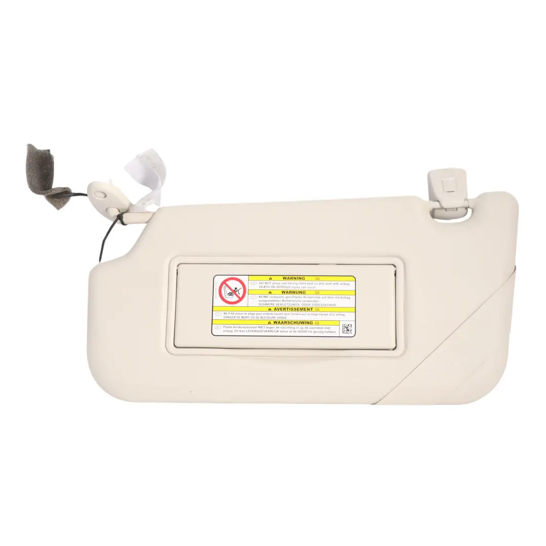 Ford Focus Mk3 Sun Visor Cover Panel Mirror Passenger Side Beige BM51-A04101-DA