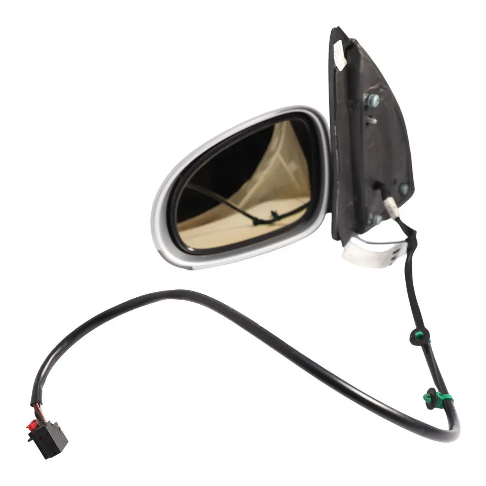 Volkswagen Golf 5 GTI Electric Wing Mirror Door Left N/S 1K2857507AB Silver A7W