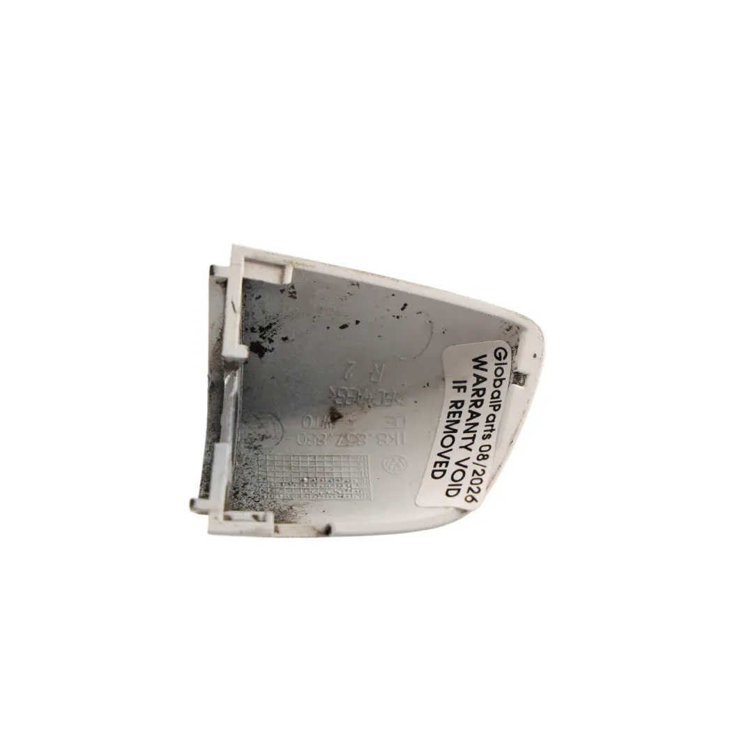 Volkswagen Scirocco Mk3 Handle Cap Cover Front Right O/S White B9A F9E - SKU RHD-1K8837880-CAN - Part number 1K8837880