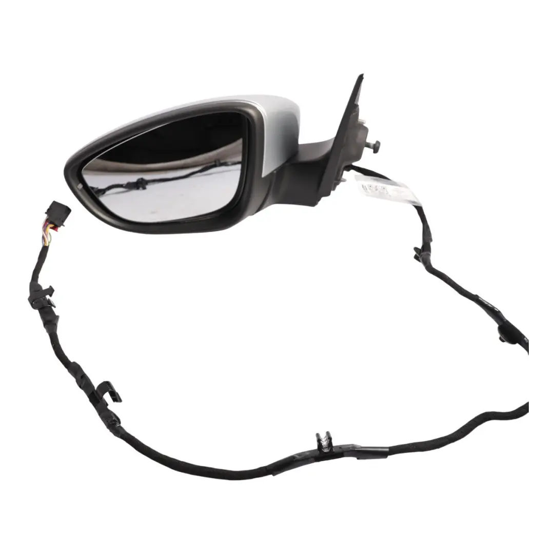 VW Scirocco Mk3 Door Wing Mirror Left N/S Reflex Silver - A7W - SKU RHD-1K8857507R-RES - Part number 1K8857507R