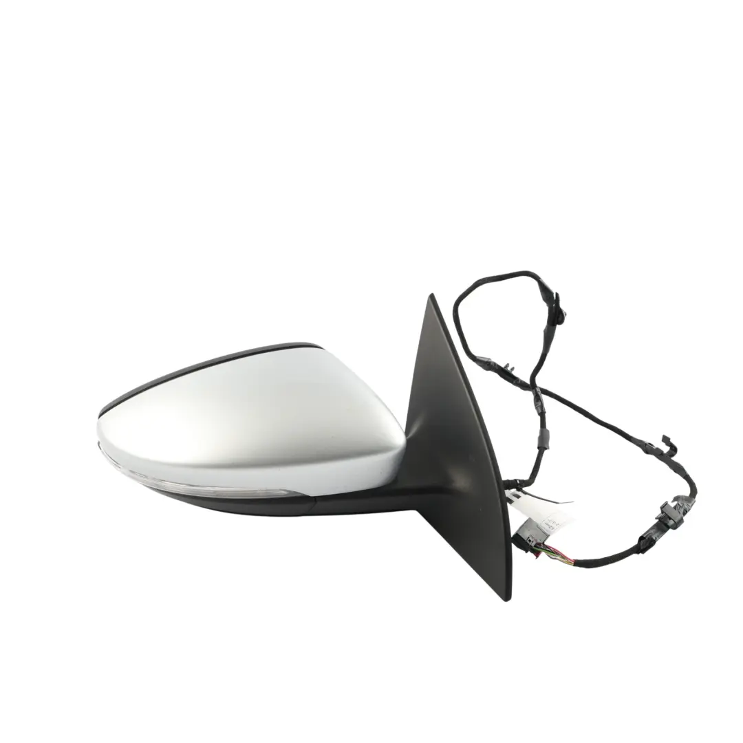 Mk3 Wing Mirror Power Fold Heated Right O/S Reflex Silver - A7W to VW Scirocco with Part number 1K8857508Q VW Scirocco Mk3 Wing Mirror Power Fold Heated Right O/S Reflex Silver - A7W - SKU RHD-1K8857508Q-RES - Part number 1K8857508Q