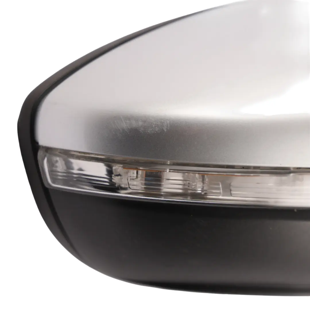 VW Scirocco Mk3 Wing Mirror Power Fold Heated Right O/S Reflex Silver - A7W - SKU RHD-1K8857508Q-RES - Part number 1K8857508Q