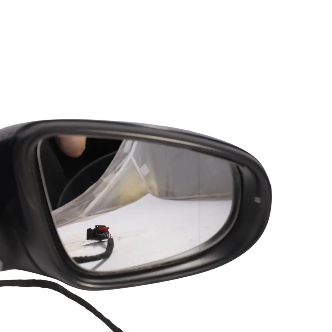 Volkswagen Touran 1T Wing Mirror Right O/S Night Blue Metallic H5X - SKU RHD-1T2857508AF-NBL - Part number 1T2857508AF