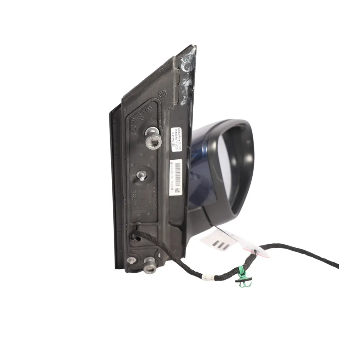 Volkswagen Touran 1T Wing Mirror Right O/S Night Blue Metallic H5X - SKU RHD-1T2857508AF-NBL - Part number 1T2857508AF