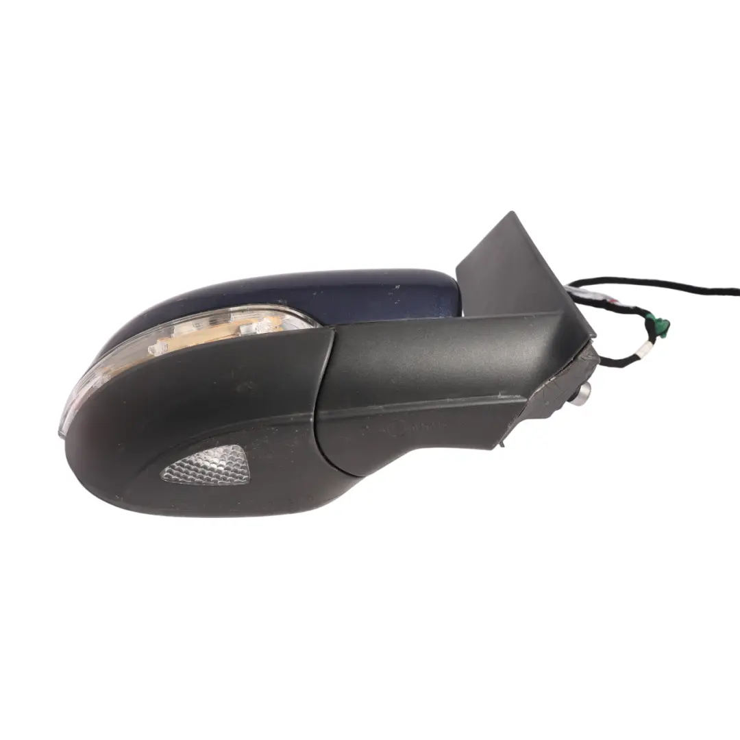 Volkswagen Touran 1T Wing Mirror Right O/S Night Blue Metallic H5X - SKU RHD-1T2857508AF-NBL - Part number 1T2857508AF