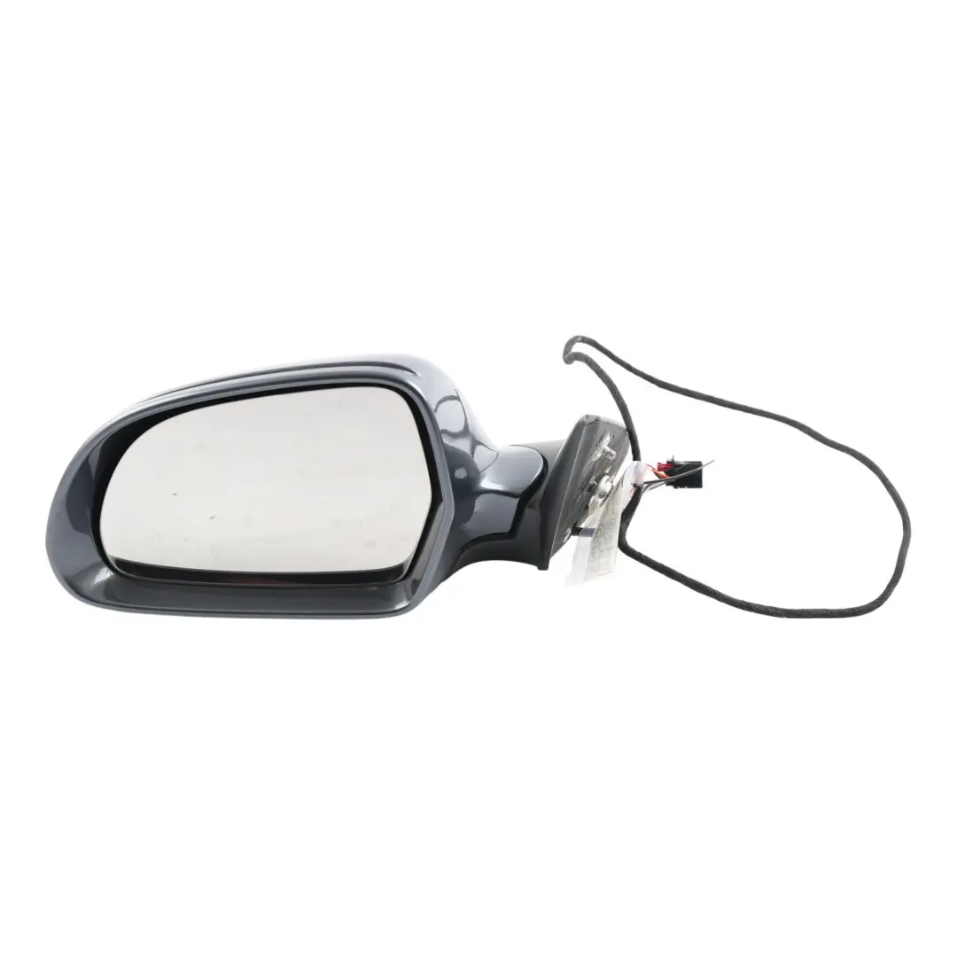 Skoda Octavia Mk2 Side View Wing Mirror Electric Left N/S Anthracite Grey - F8J - SKU RHD-1Z2857507AB-SDA - Part number 1Z2857507AB
