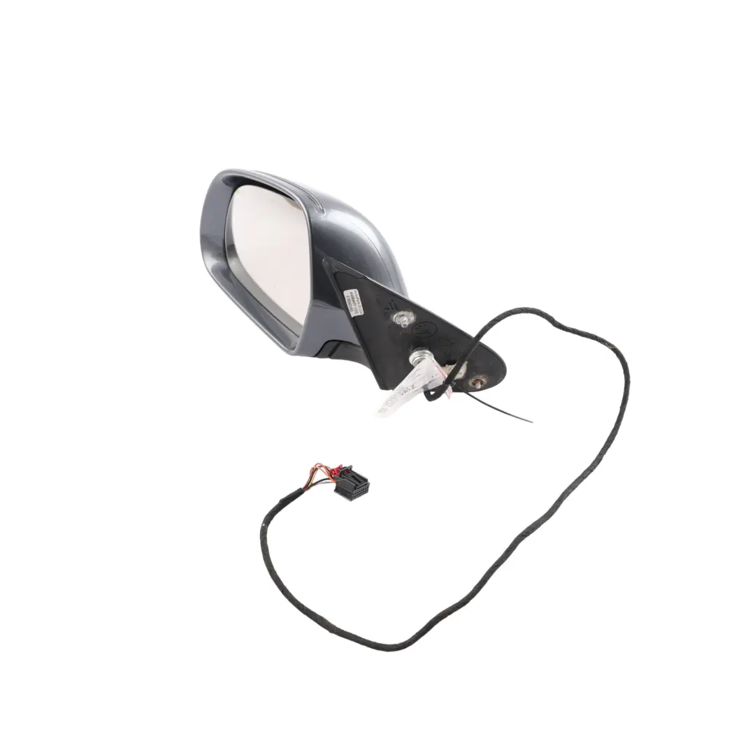 Skoda Octavia Mk2 Side View Wing Mirror Electric Left N/S Anthracite Grey - F8J - SKU RHD-1Z2857507AB-SDA - Part number 1Z2857507AB
