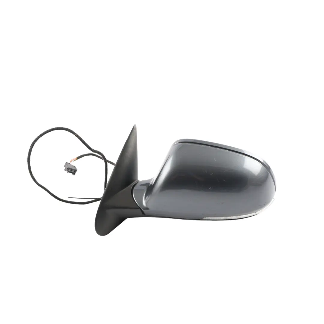 Skoda Octavia Mk2 Side View Wing Mirror Electric Left N/S Anthracite Grey - F8J - SKU RHD-1Z2857507AB-SDA - Part number 1Z2857507AB