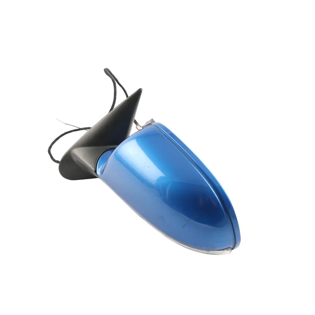 Skoda Octavia RS Z1 Mk2 Door Wing Left N/S Side View Mirror Madra Race Blue - 8X - SKU RHD-1Z2857507M-MDR - Part number 1Z2857507M