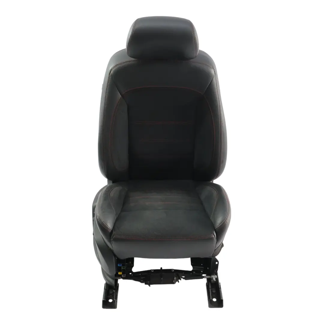 Ford S-Max Mk1 Front Seat Memory Heated Right O/S Black Red Leather Alcantara - SKU RHD-2004323-1 - Part number 2004323