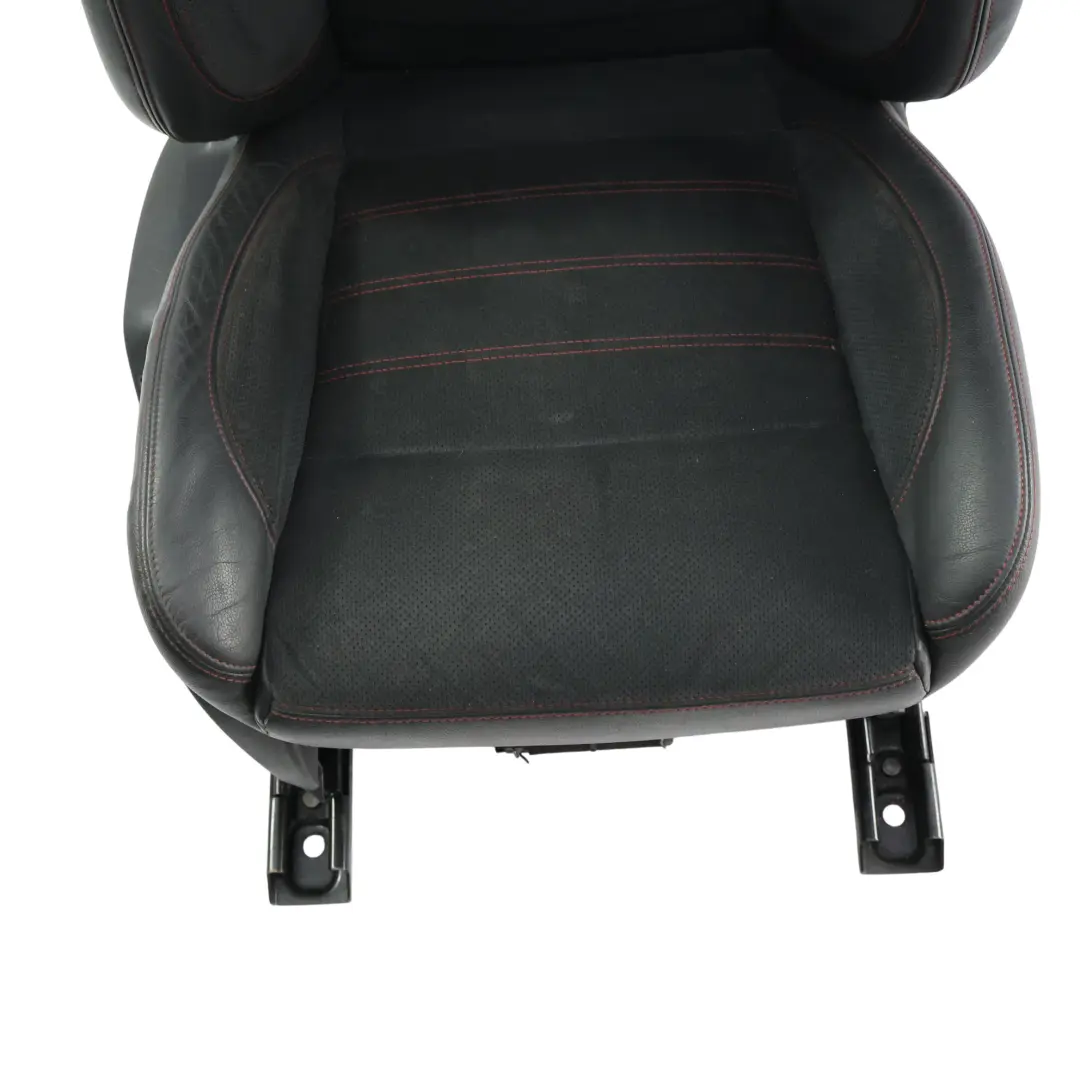 Ford S-Max Mk1 Front Seat Memory Heated Right O/S Black Red Leather Alcantara - SKU RHD-2004323-1 - Part number 2004323