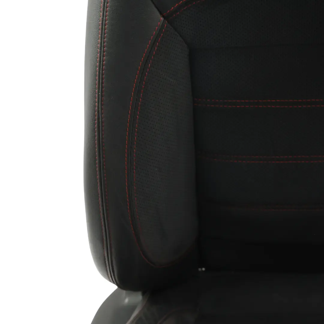 Ford S-Max Mk1 Front Seat Memory Heated Right O/S Black Red Leather Alcantara - SKU RHD-2004323-1 - Part number 2004323