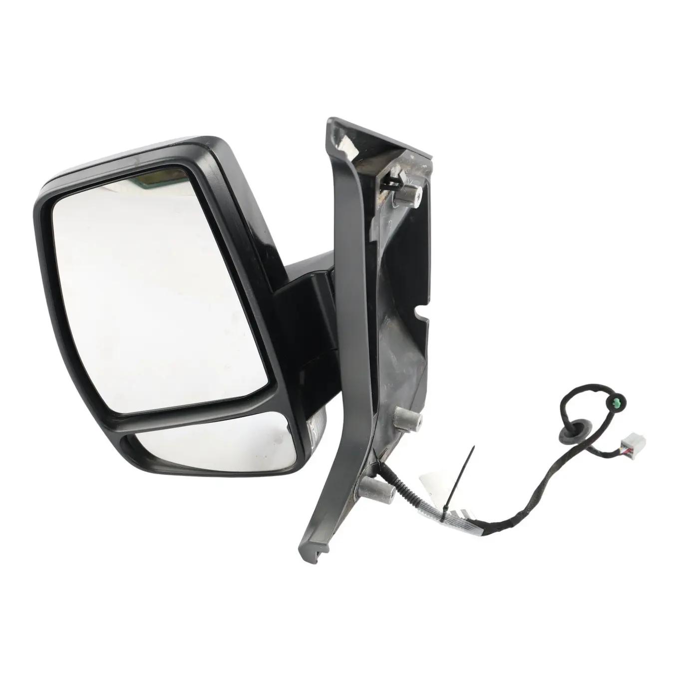Ford Transit Custom Mk8 Door Wing Mirror Power Fold Left N/S Shadow Black - G1