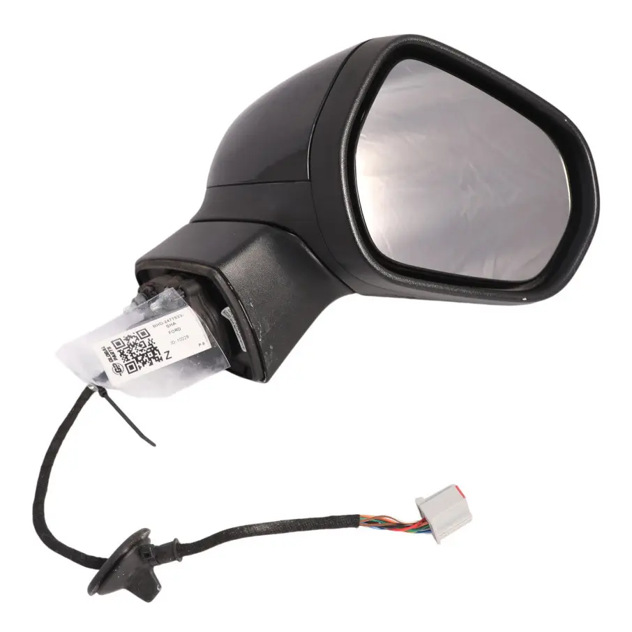 Ford Fiesta Mk8 Wing Mirror Power Fold Heated Right O/S Shadow Black - G1