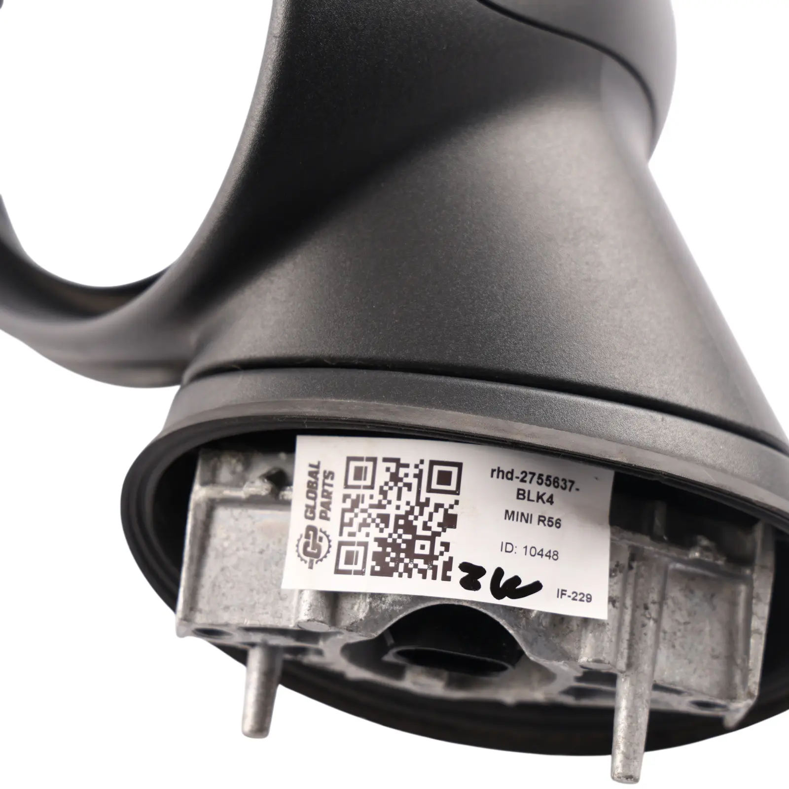 Mini Cooper R55 R56 R57 R58 Left Passenger's Door Wing Mirror N/S Heated Black