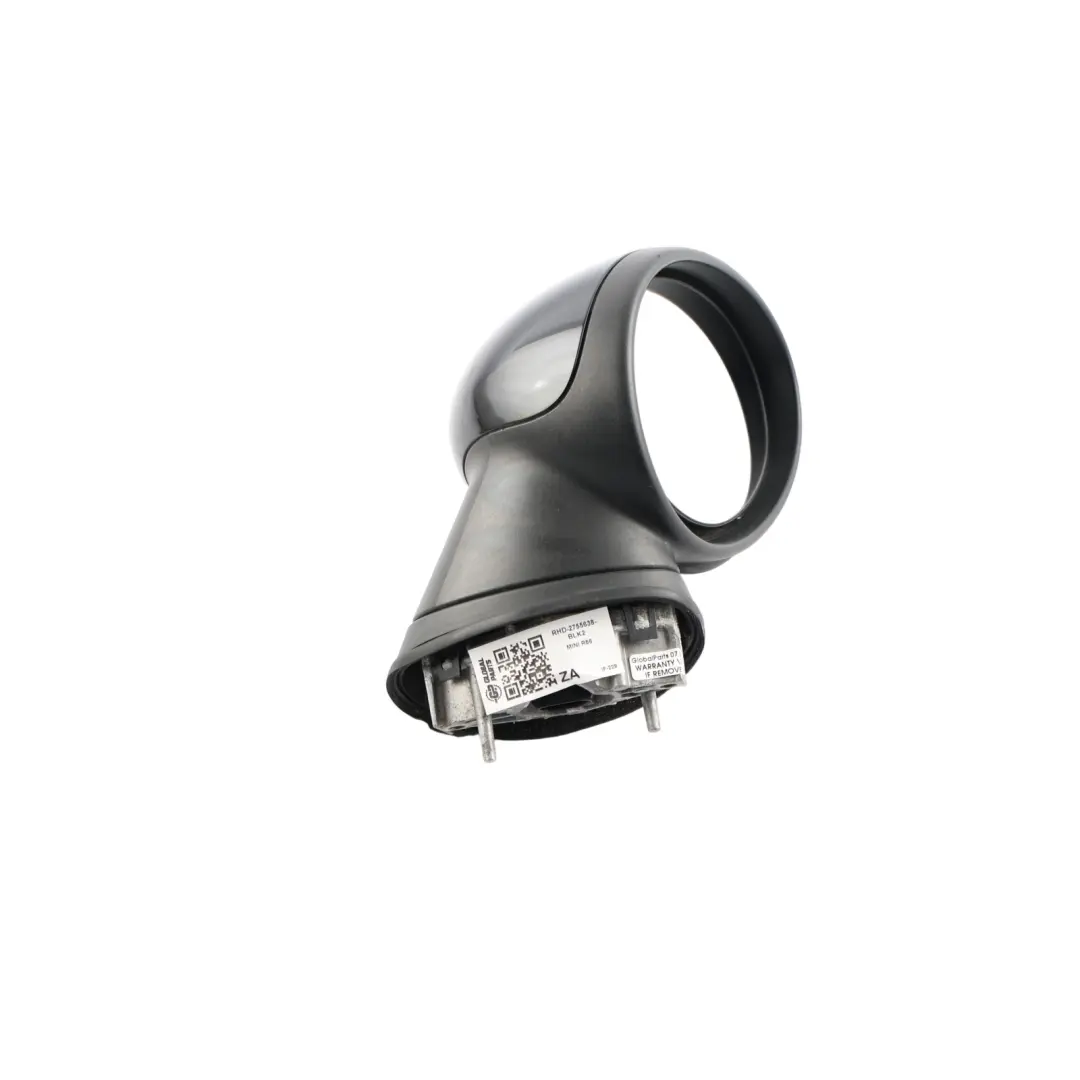 Mini Cooper R55 R56 R57 Right Door Wing Mirror O/S Black 5 Pins - SKU RHD-2755638-BLK2 - Part number 2755638
