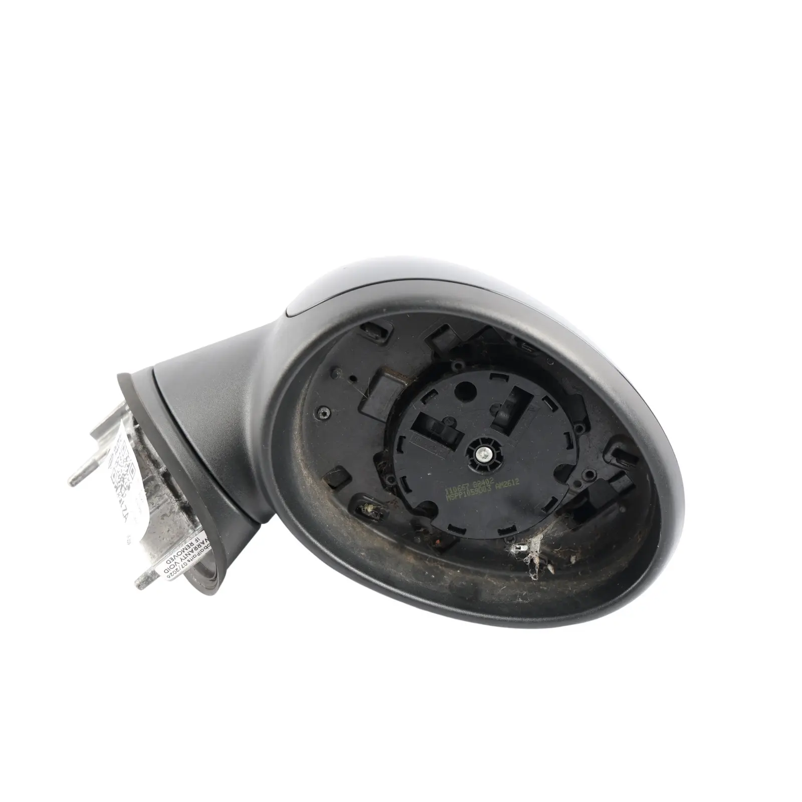 Mini Cooper R55 R56 R57 Wing Mirror Without Glass Heated 5 Pin Right O/S Black