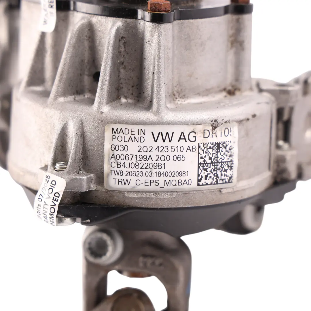 Mk6 Seat Ibiza Mk5 Power Steering Column Electric to Volkswagen Polo with Part number 2Q2423510AB Volkswagen Polo Mk6 Seat Ibiza Mk5 Power Steering Column Electric - SKU RHD-2Q2423510AB - Part number 2Q2423510AB