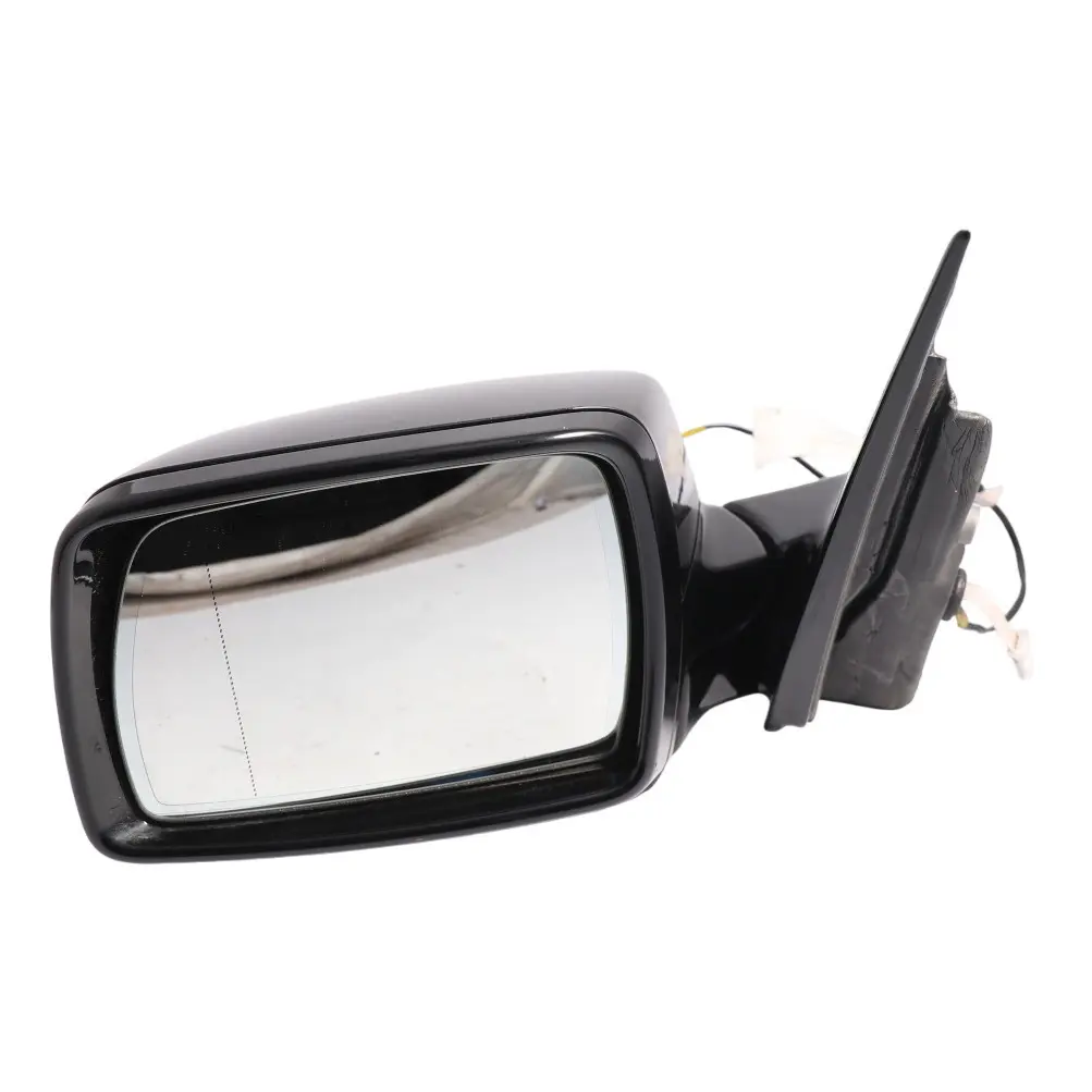 BMW X3 E83 LCI High Gloss Auto Dip Left Wing Mirror Rubinschwarz Ruby Black S23